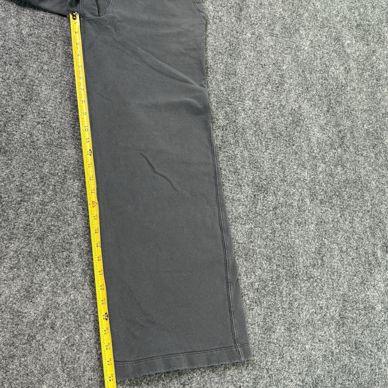 Buck Mason Wide Leg Sweatpants Women's Xs Gray Drawstring Vintage Interloop Pant — image 8 of 8